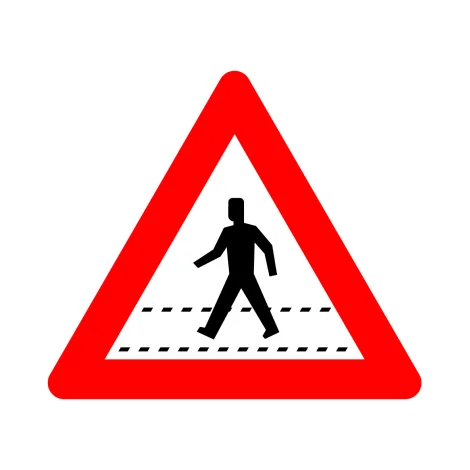Bord A21 — Voetgangers